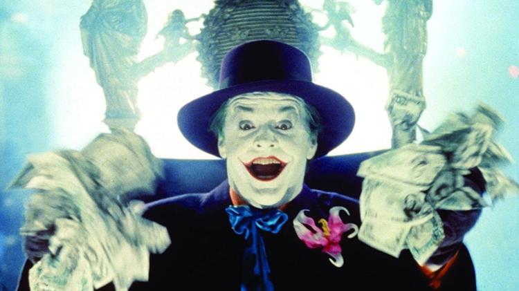 Jack Nicholson no filme 'Batman' - Warner