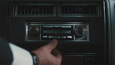 rádio do carro