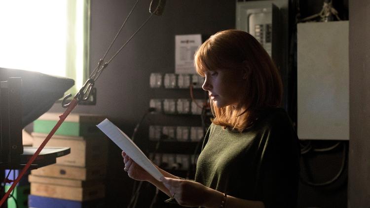 Bryce Dallas Howard durante as filmagens do vídeo 'Tate' - Discovery - Discovery