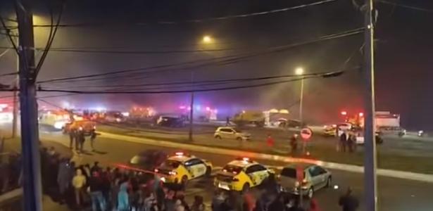 O acidente na BR-277 deixou pelo menos sete mortos no Paraná - 03.03.2020